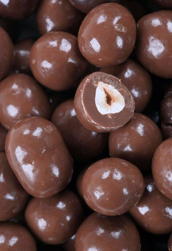 Avellanas con chocolate